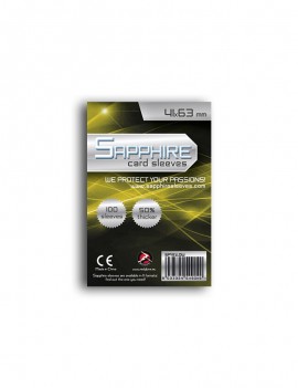 CARD SLEEVES YELLOW 41X63mm n.100