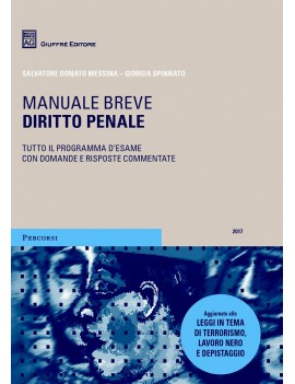 VE MANUALE BREVE DIRITTO PENALE 2017