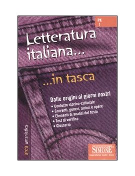 LETTERATURA ITALIANA dalle origini ai gi