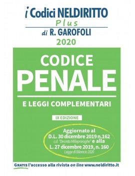CODICE PENALE 2019