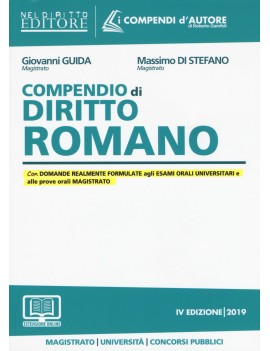 COMPENDIO DI DIRITTO ROMANO