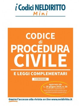 CODICE PROCEDURA CIVILE 2019