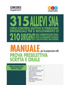 315 ALLIEVI SNA 210 DIRIGENTI