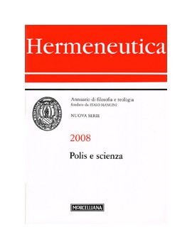POLIS E SCIENZA. HERMENEUTICA 2008