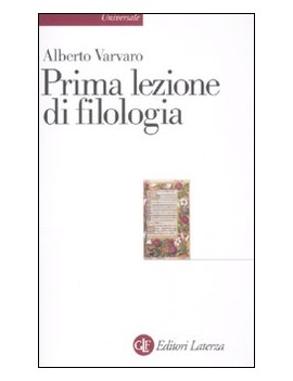 PRIMA LEZIONE DI FILOLOGIA