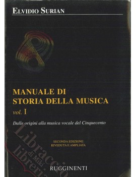 MANUALE DI STORIA DELLA MUSICA 1