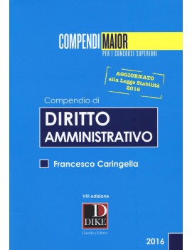 COMPENDIO DI DIRITTO AMMINISTRATIVO 2016
