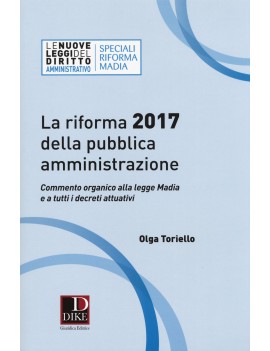 RIFORMA 2017 DELLA PUBBLICA AMMINISTRAZI