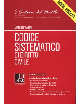 CODICE SISTEMATICO DIRITTO CIVILE 2017