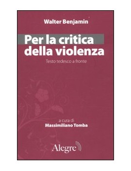 PER LA CRITICA DELLA VIOLENZA. TESTO TED