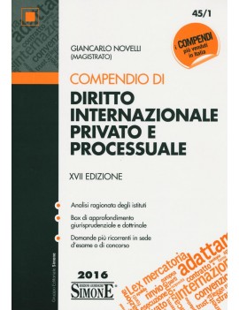 ve COMPENDIO DI DIRTTO INTERNAZIONALE  1