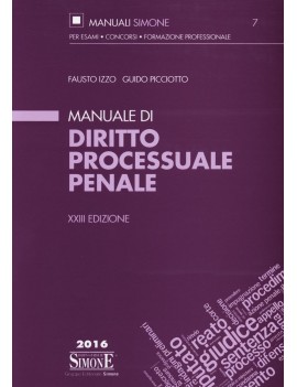 ve MANUALE DI DIR PROCESSUALE PENALE