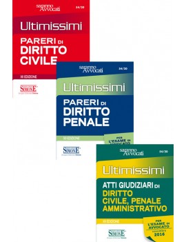 PACK ATTI GIUDIZIARI + PARERI 2016