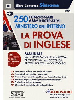 250 funzionari amministrativi PROVA DI I