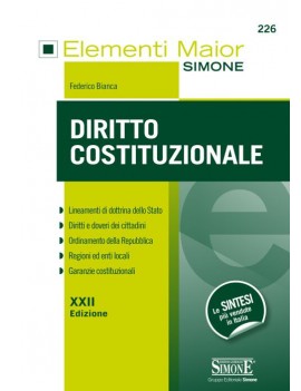 DIRITTO COSTITUZIONALE