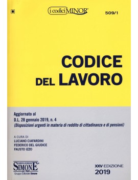 CODICE DEL LAVORO 2019