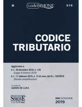 VE CODICE TRIBUTARIO 2019
