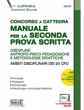 CONCORSO CATTEDRA MANUALE SECONDA PROVA