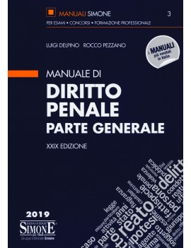 MANUALE DI DIRITTO PENALE PARTE 2019