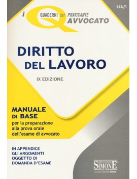 DIRITTO DEL LAVORO manuale di base