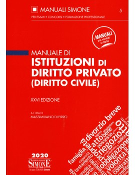 MANUALE DI ISTITUZIONE DI DIRITTO PRIVAT