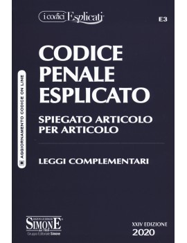 CODICE PENALE ESPLICATO 2020
