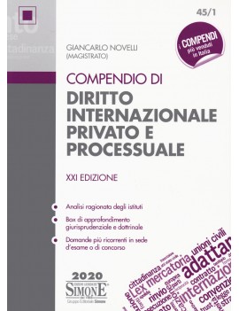 COMPENDIO DI DIRTTO INTERNAZIONALE PRIVA
