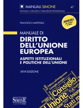 MANUALE DIRITTO DELL'UNIONE EUROPEA