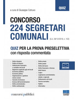 CONCORSO SEGRETARI COMUNALI quiz