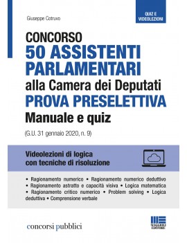50 ASSISTENTI PARLAMENTARI ALLA CAMERA