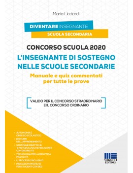 CONCORSO SCUOLA STRAORDINARIO PROVA SCRI