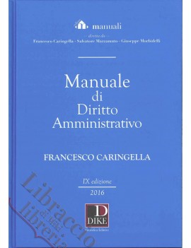 MANUALE DI DIRITTO AMMINISTRATIVO 2016