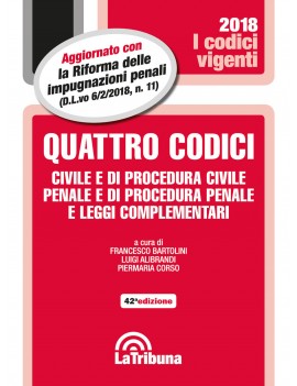 QUATTRO CODICI 2018