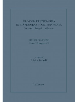 FILOSOFIA E LETTERATURA IN ET? MODERNA E